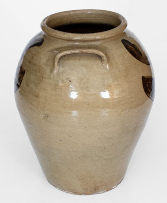 Extremely Rare and Important PHOENIX FACTORY / ED : SC Stoneware Jar, Edgefield District, SC, c1840