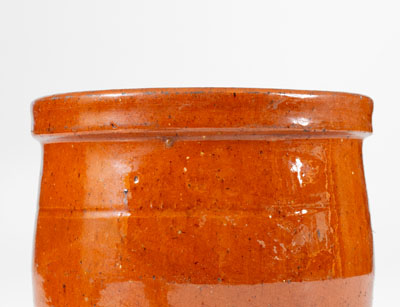 Small-Sized JOHN W. BELL / WAYNESBORO, PA Redware Cream Jar