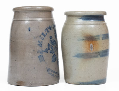 Lot of Two: Western Pennsylvania Stoneware, circa 1875