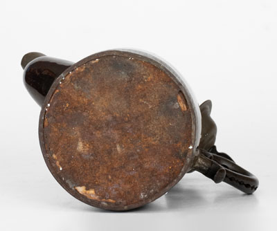 Scarce Stoneware Coffeepot w/ Tin Band Marked PAT. JUN, 27, 1876, F. SCHIFFERLE, ST. LOUIS, MO