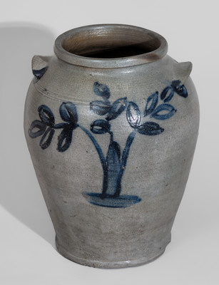 Important and Possibly Unique R. BUTT / Montgomery County, Maryland Stoneware Jar, c1826