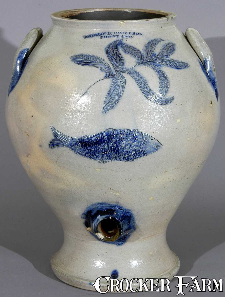 THOMAS D. CHOLLAR / CORTLAND New York Stoneware Cooler