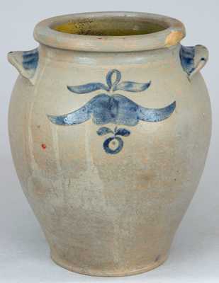 Early Richmond, VA Stoneware Quinces Jar, probably B. DuVal & Co.